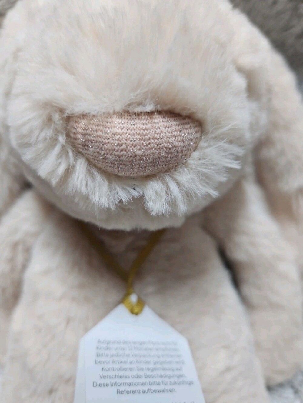 Jellycat Authentic Bashful Luxe Bunny Willow Plush Bunny – NWT – 12 Inch Soft - Picture 5 of 7